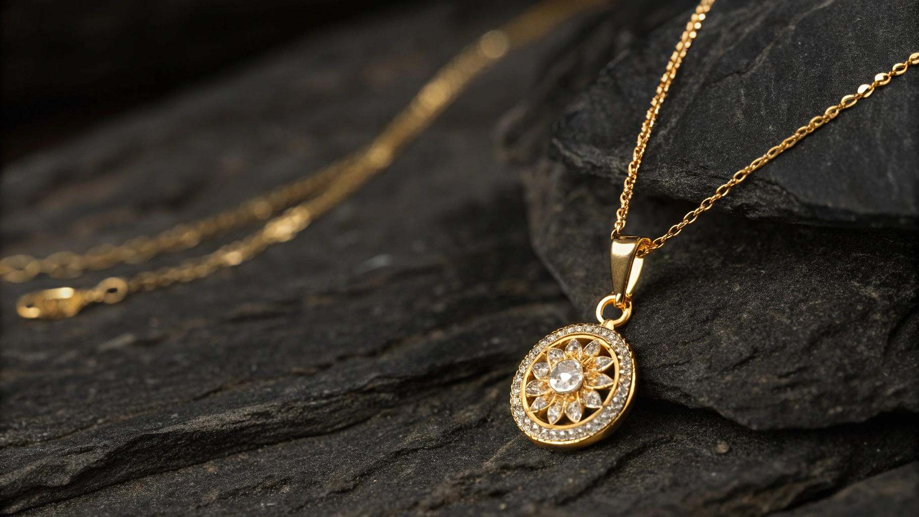 Beautiful gold pendant